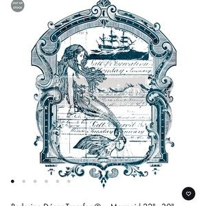 Redesign with Prima Mermaid 22x30 Decor Transfer